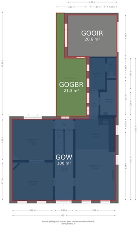Floor plan - Julianastraat 14, 6223 AL Maastricht 